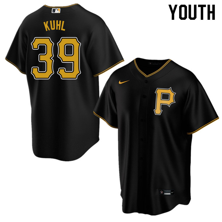 Nike Youth #39 Chad Kuhl Pittsburgh Pirates Baseball Jerseys Sale-Black